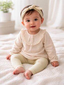 Mi Arcus - Cream Printed Co-Ord Set