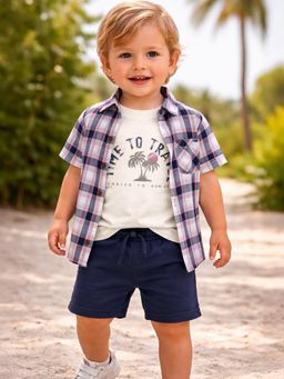 Mi Arcus - Blue Checks Co-Ord Set