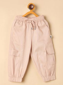 Stylo Bug - Peach Solid Joggers