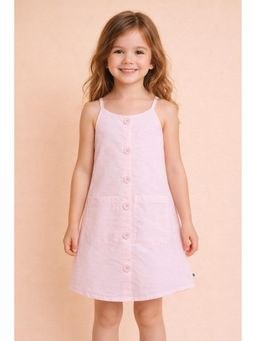Stylo Bug - Pink Solid Dress