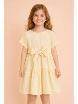 Stylo Bug - Yellow Solid Dress