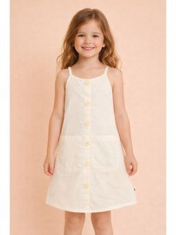 Stylo Bug - White Solid Dress