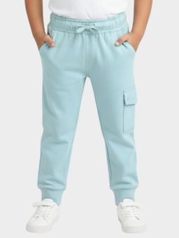 Orange Sugar - Blue Solid Joggers