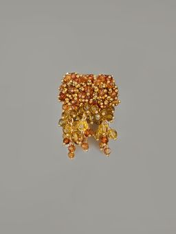 House of D'oro - Statement Multicolor Semi Precious Stone Finger Ring