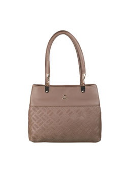Mochi - Taupe Solid Synthetic Handbag