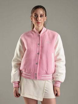 Tommy Hilfiger - Regular Fit Polyester Collar Varsity Jacket - Multi-Color