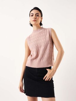 High Star - Women Regular Fit Sweater - Pink