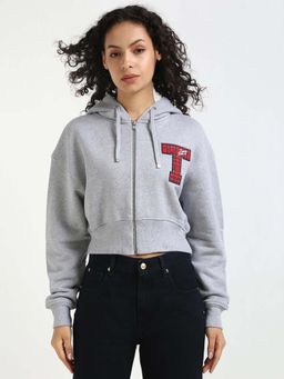 Tommy Hilfiger - Regular Fit Cotton Sweatshirt - Grey