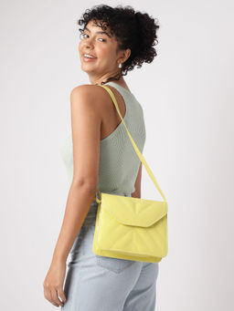 Fastrack - Celery Green Sling Bag for Women