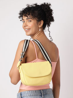 Fastrack - Butter Yellow Casual Sling Bag for Women