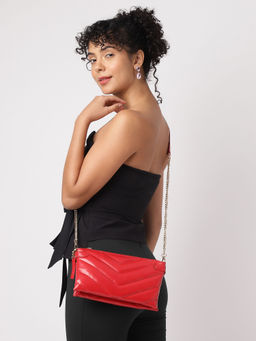 Fastrack - Luscious Red Party Sling Bag for Women