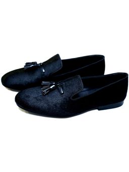 SHUTIQ - Kiltie Ponyhair Shoes