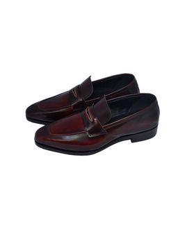 SHUTIQ - Leonne Burgundy Shoes