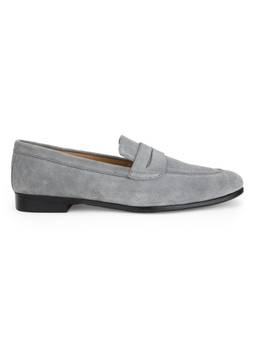 SHUTIQ - Lunar Rawhide Grey Suede Loafers