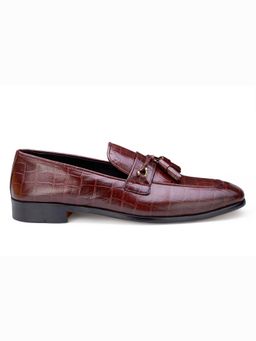 SHUTIQ - Nino Bordeaux Burgundy Shoes