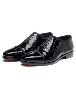 SHUTIQ - Patent Lace up Shoes