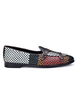 SHUTIQ - Sabaro Multi Coloured Monk Straps