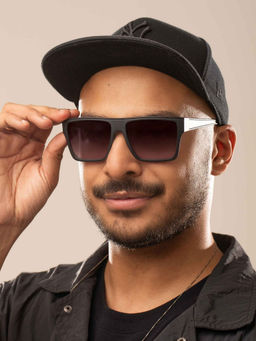 Chilli Beans - Men's Purple Lens Square Sunglasses -Occl39832031 (58)