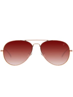 Chilli Beans - Unisex Rose Gold Lens Aviator Sunglasses -Ocmt36145795 (57)