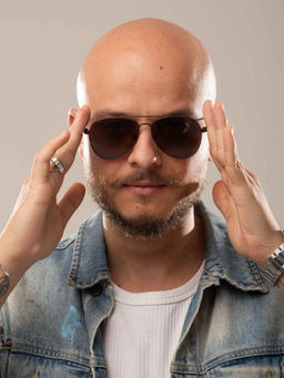 Chilli Beans - Unisex Brown Lens Aviator Sunglasses -Ocmt40040202 (55)