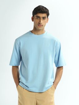 Nobero - Men Oversized Premium T-shirt - Blue