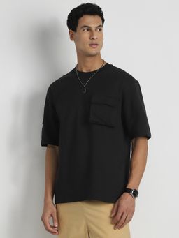 Nobero - Men Premium Oversized T-shirt - Black