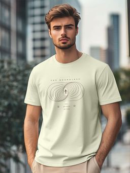 Nobero - Men Printed T-shirt - Green