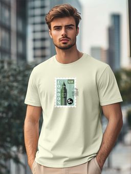 Nobero - Men Printed T-shirt - Green