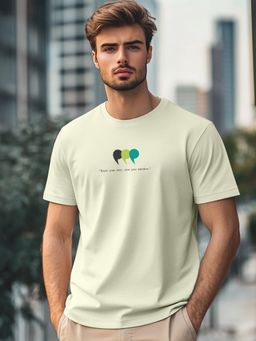 Nobero - Men Printed T-shirt - Green