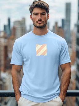 Nobero - Men Printed T-shirt - Blue