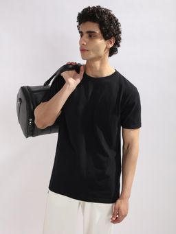 Nobero - Men Comfort Pique T-shirt - Black