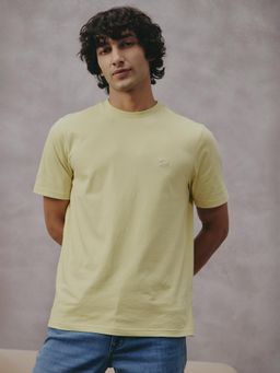 Andamen - Green Men Compact Cotton Crew Neck T-shirt
