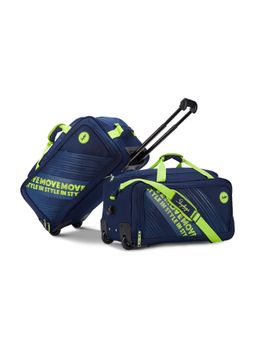 Skybags - Glam Unisex Green Duffle Trolley Bag