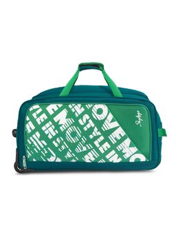 Skybags - Ortix Unisex Green Duffel Trolley Bag (L)