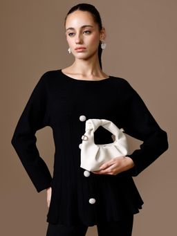 Kazo - Noddy Off White Mini Bag with Detachable Strap (S)