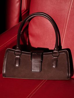 Kazo - Orlin Solid Brown Handbag (S)