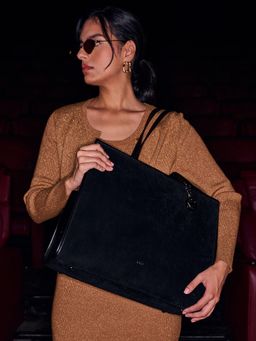 Kazo - Stephen Black Tote Bag (L)