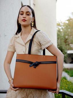 HIE - Women Farah Tote Bag - Tan