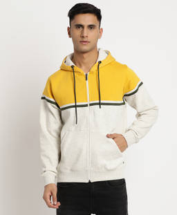 Turtle - Men Grey Poly Cotton Heather Hoodie