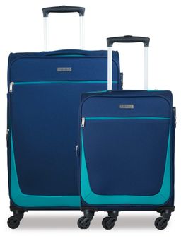 CARRIALL - Sharp Navy Blue Large and Small Luggage Bag (Set of 2)