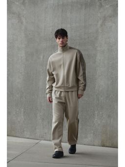 H&M - Men Beige Loose Fit Sports Trackpant with Drymove