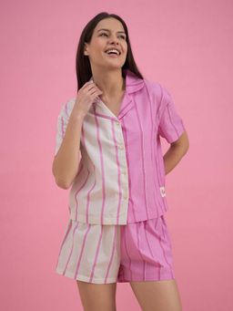 Sweet Dreams - Women Pink Snoopy Shirt & Shorts (Set of 2)