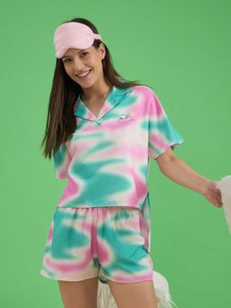 Sweet Dreams - Women Green Snoopy T-shirt & Shorts (Set of 2)