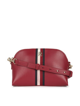 Tommy Hilfiger - Solid Red PU Sling Bag
