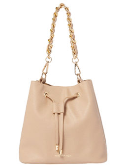 Forever New - Sawyer Nude Bucket Bag with Detachable Strap