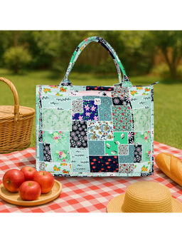 NFI Essentials - Women Multi-Color Eco-Friendly Graphic Canvas Tote Bag