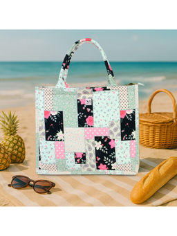 NFI Essentials - Women Multi-Color Eco-Friendly Graphic Canvas Tote Bag