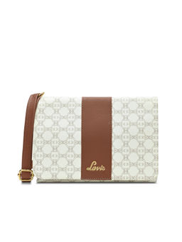 Lavie - Women White Mono Reese 2C Flap Sling Bag (M)