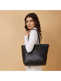 Caprese - Salvo Black Tote Shoulder Bag For Women (M)