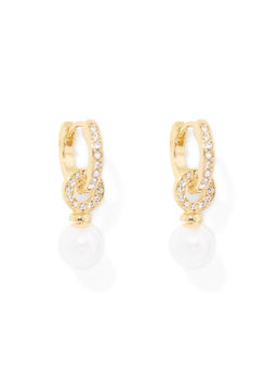 Forever New - Grace Pearl Crystal Drop Earring
